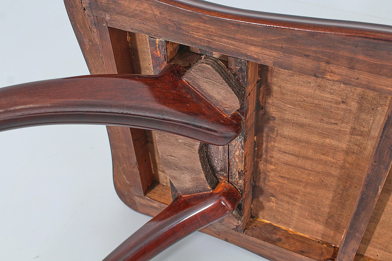 Wood coffee table attributed to Osvaldo Borsani, 1950s 15