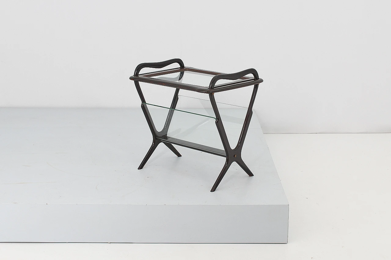 Coffee table with magazine rack 221 by Ico Parisi for De Baggis, 1956 4