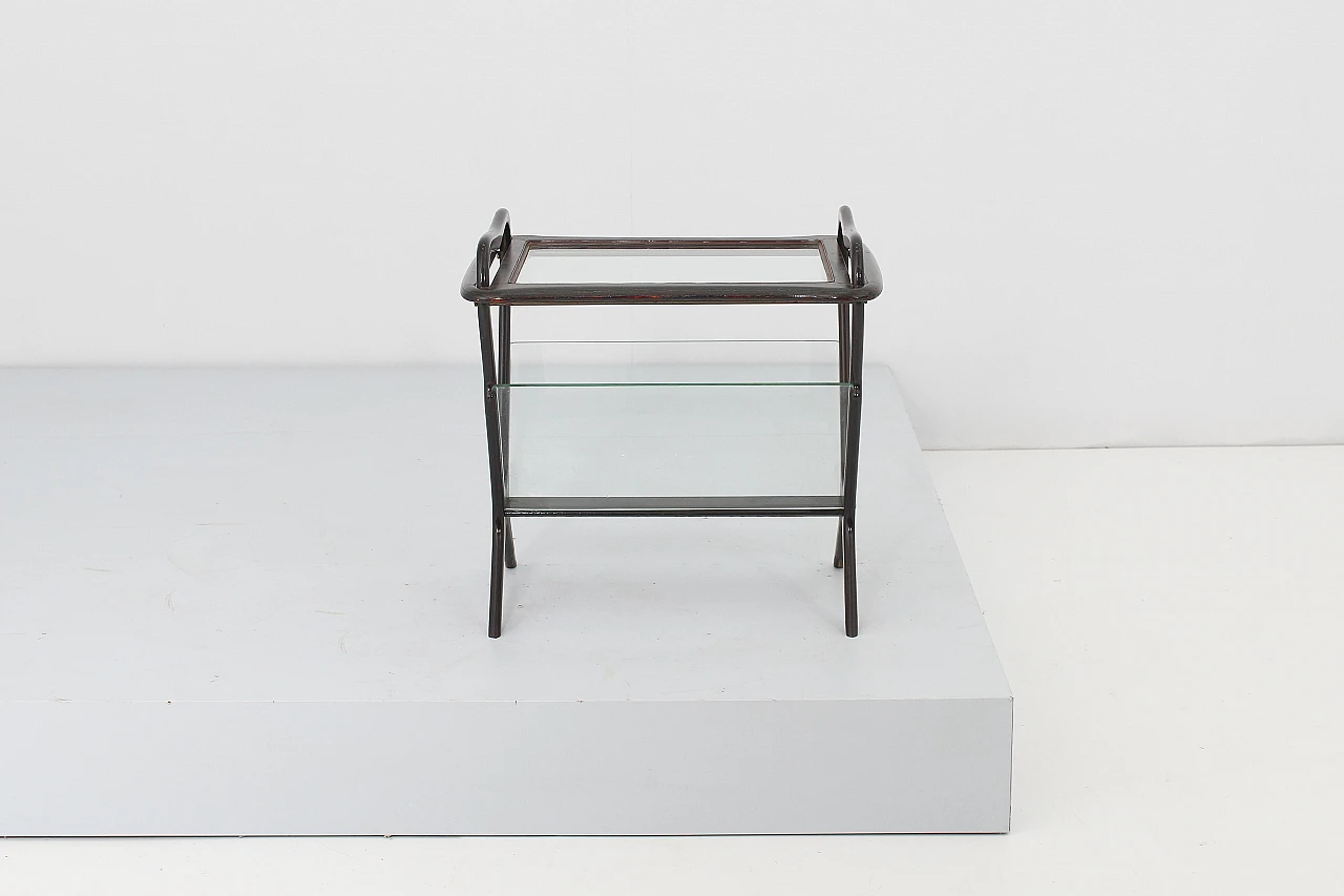 Coffee table with magazine rack 221 by Ico Parisi for De Baggis, 1956 5