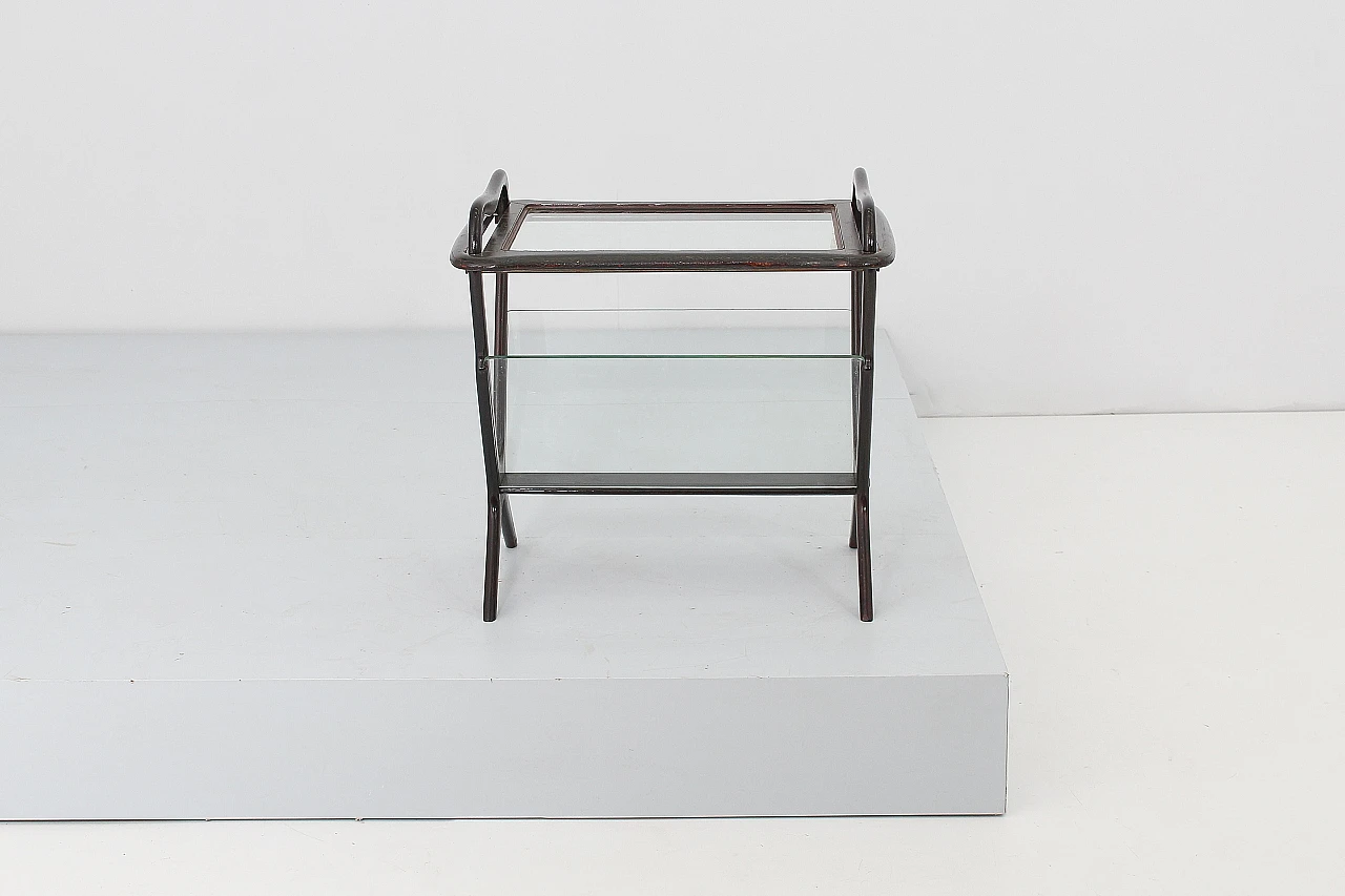 Coffee table with magazine rack 221 by Ico Parisi for De Baggis, 1956 9