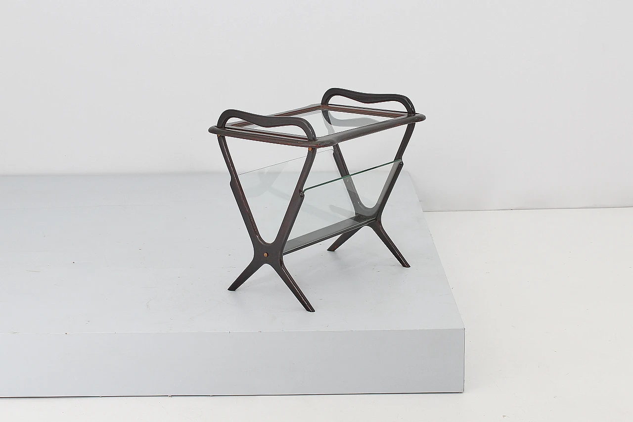 Coffee table with magazine rack 221 by Ico Parisi for De Baggis, 1956 10