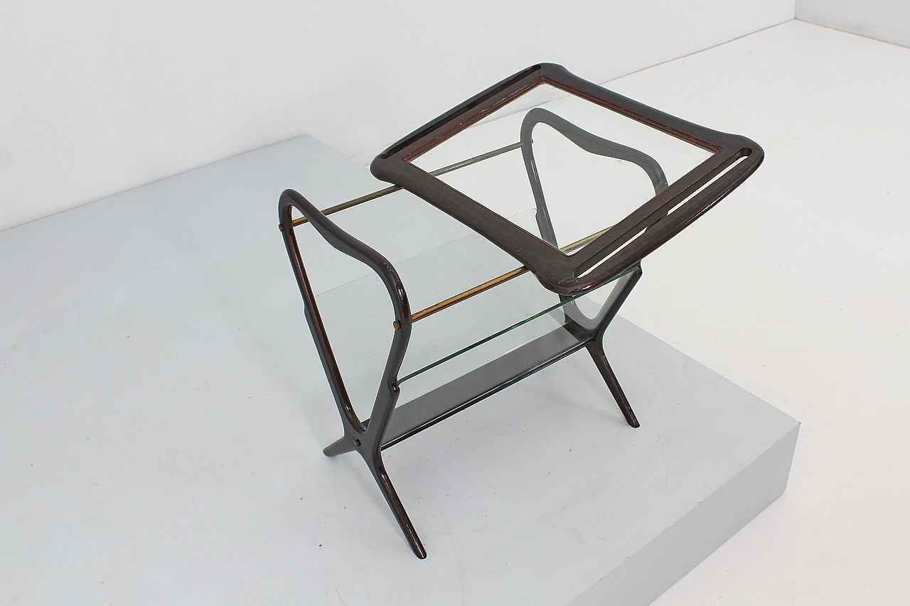 Coffee table with magazine rack 221 by Ico Parisi for De Baggis, 1956 14