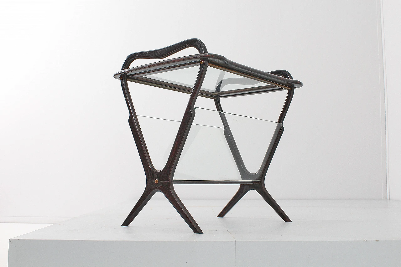 Coffee table with magazine rack 221 by Ico Parisi for De Baggis, 1956 17