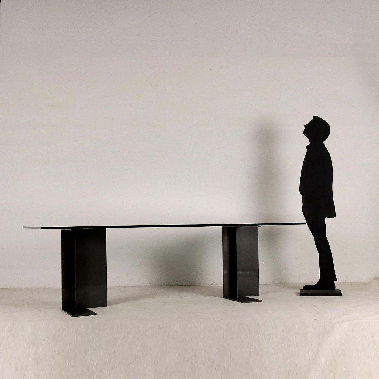 Crystal T27 Bordighera table by L. C. Dominioni for Azucena, 1980s 2