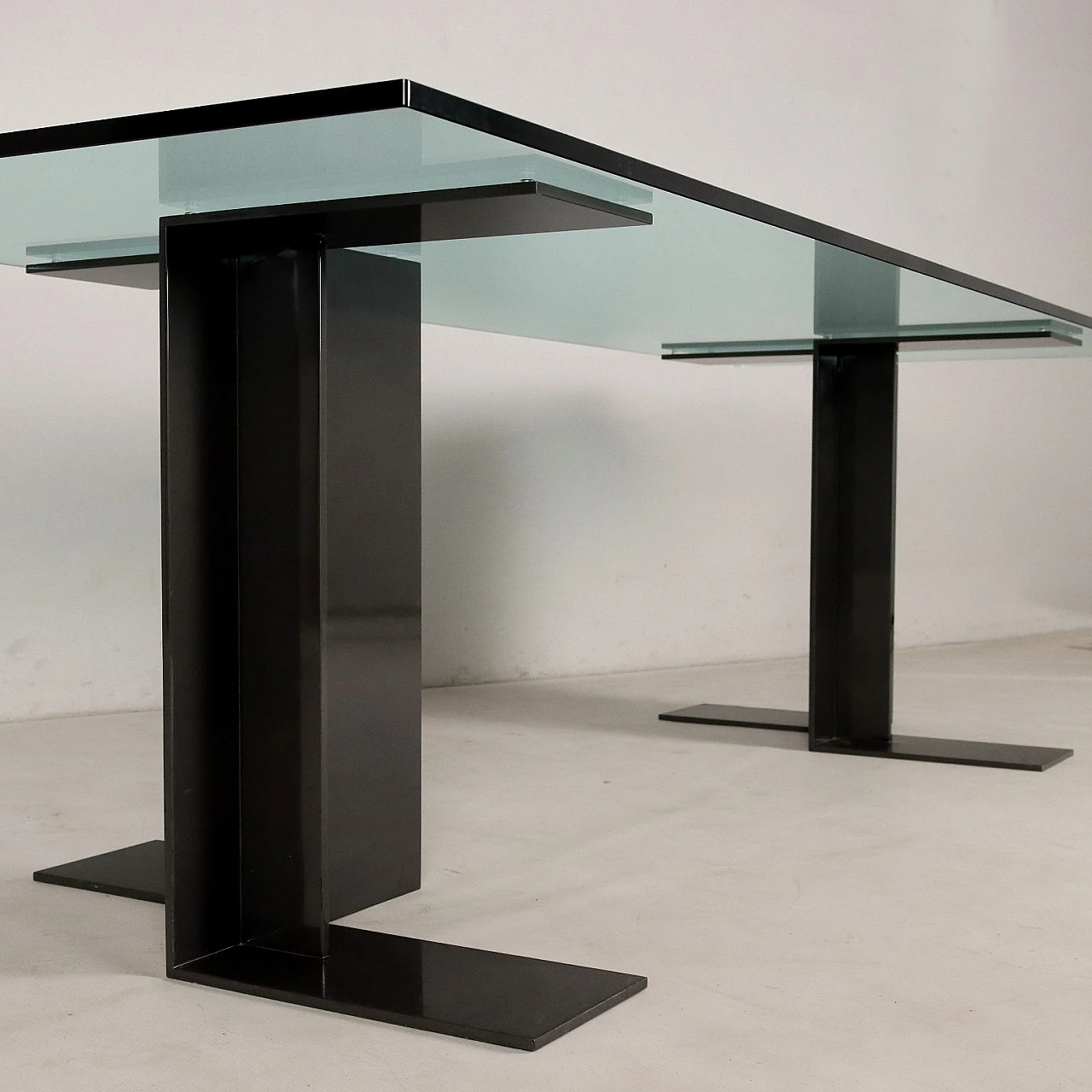 Crystal T27 Bordighera table by L. C. Dominioni for Azucena, 1980s 4