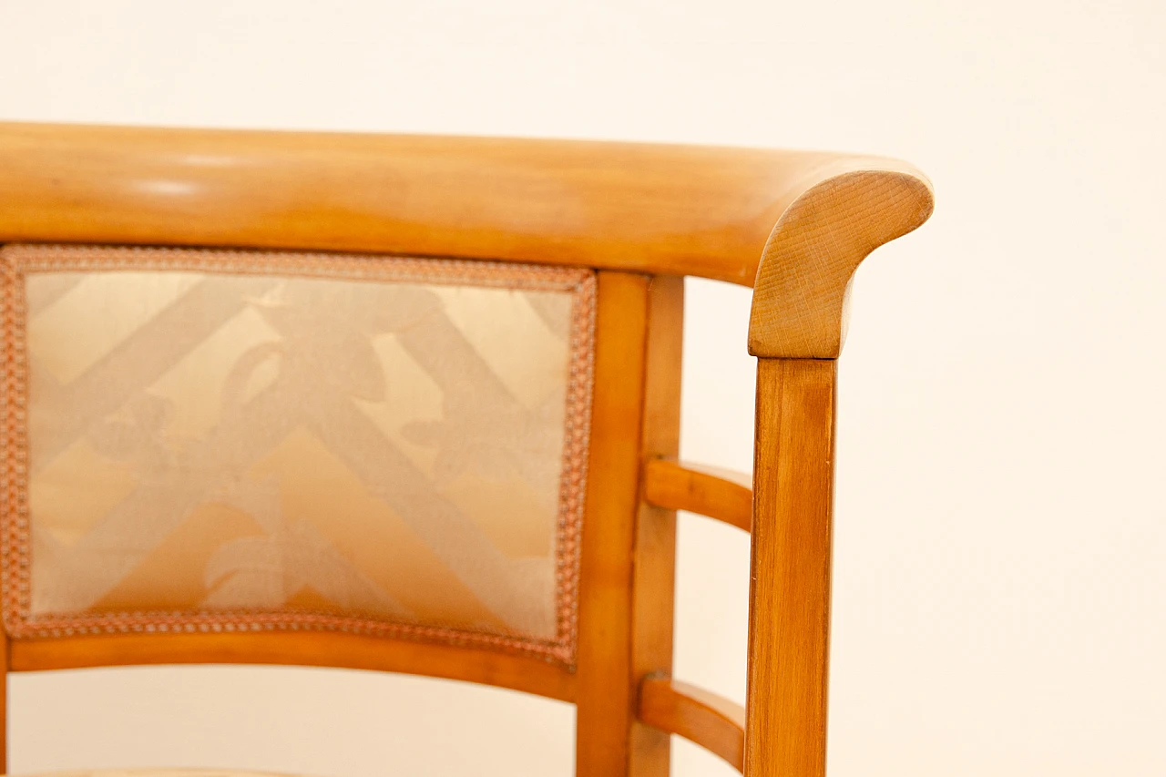 Pair of bent beech armchairs in the style of Hoffmann, 1920s 15