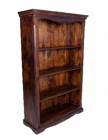 Indian mango wood and walnut bookcase, late 19th century