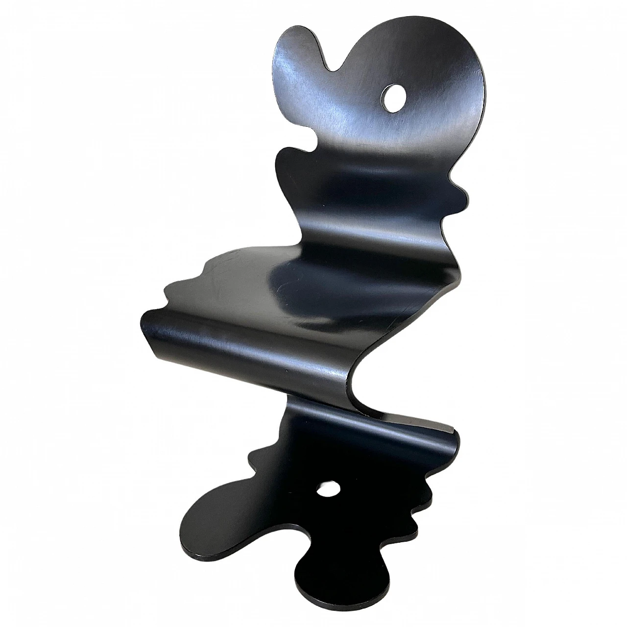 Black Pantonic 5000 chair by V. Panton for Studio Hag, 1992 1