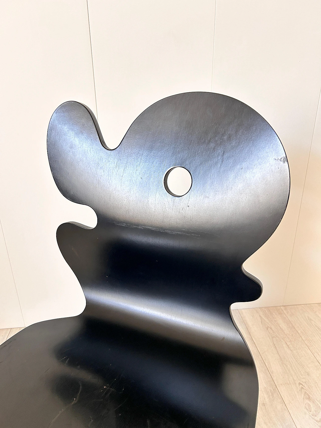 Black Pantonic 5000 chair by V. Panton for Studio Hag, 1992 4