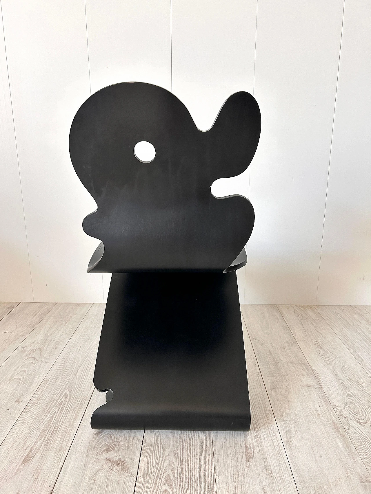 Black Pantonic 5000 chair by V. Panton for Studio Hag, 1992 6