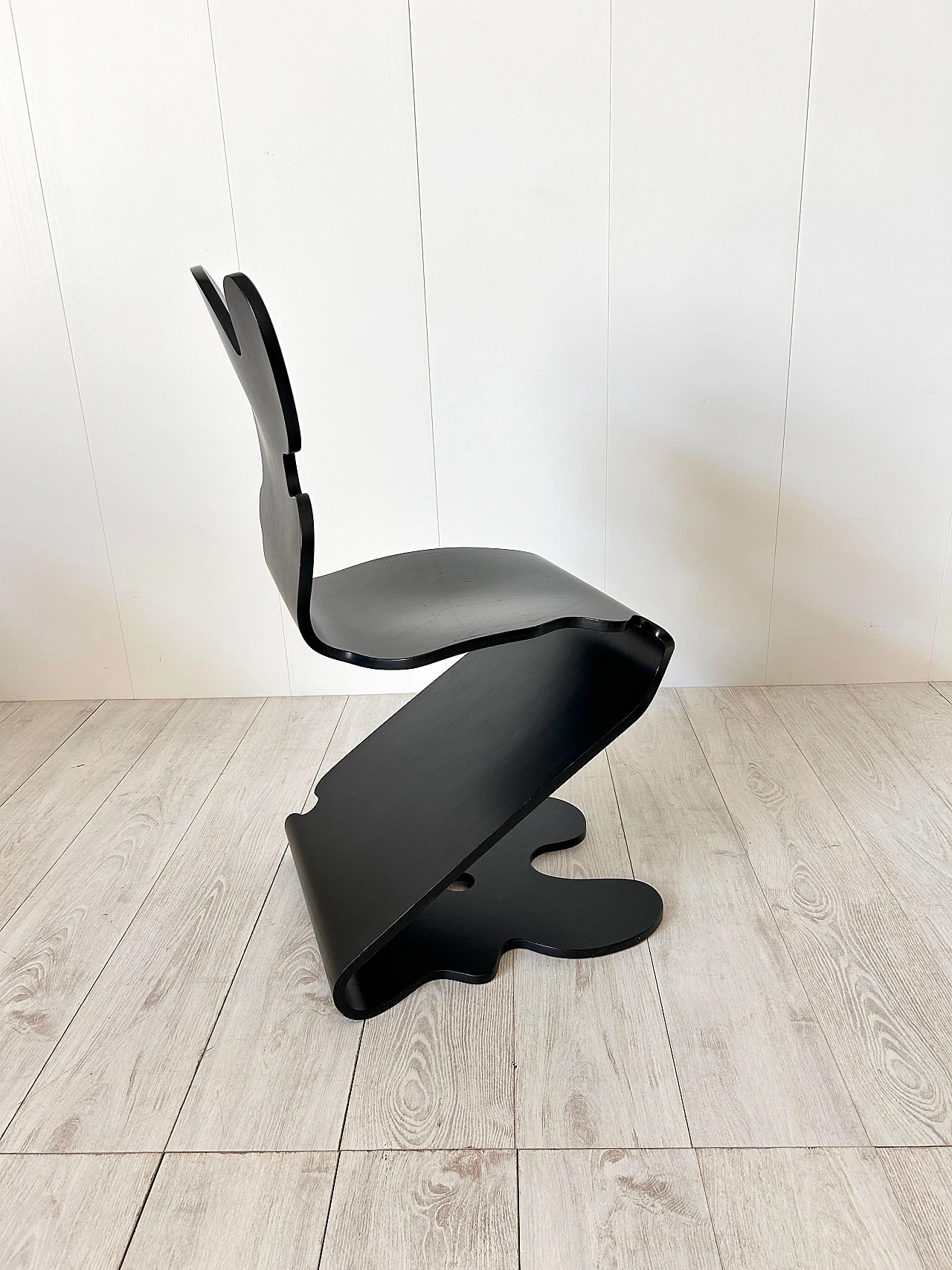 Black Pantonic 5000 chair by V. Panton for Studio Hag, 1992 7