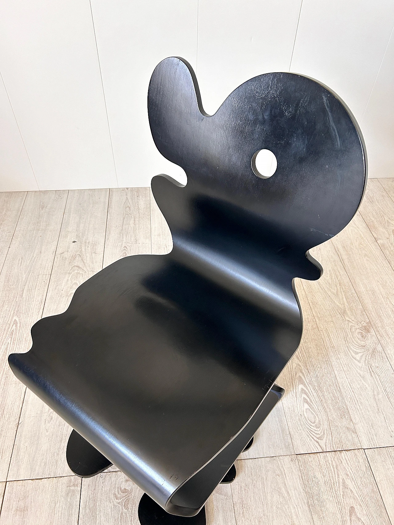 Black Pantonic 5000 chair by Panton for Studio Hag, 1992 4