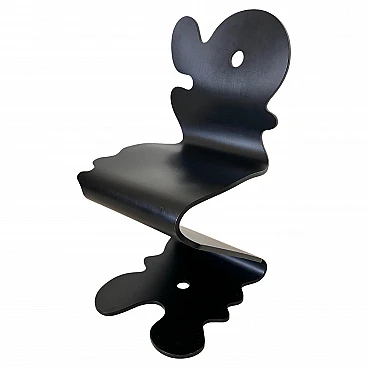 Black beech Pantonic 5000 chair by Panton for Studio Hag, 1992