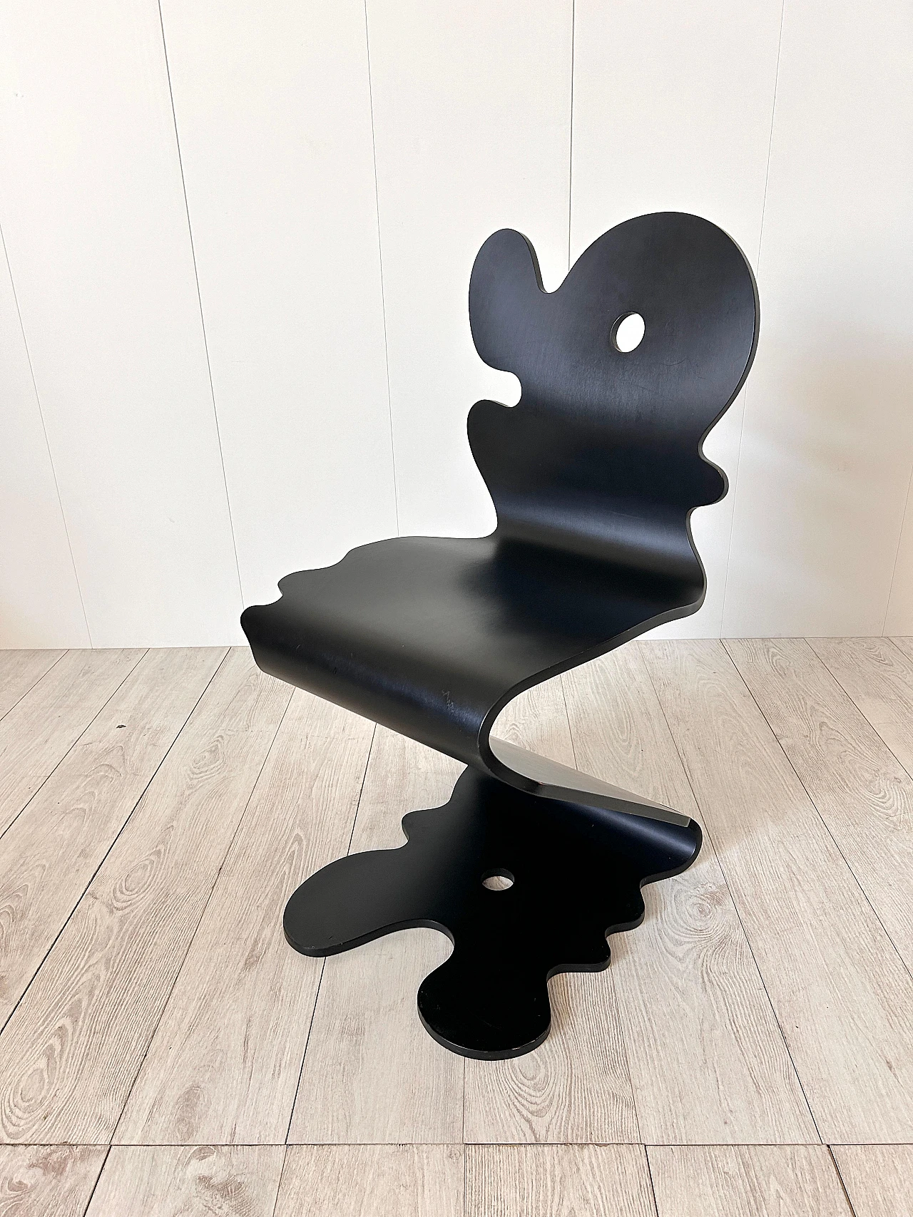 Black beech Pantonic 5000 chair by Panton for Studio Hag, 1992 2