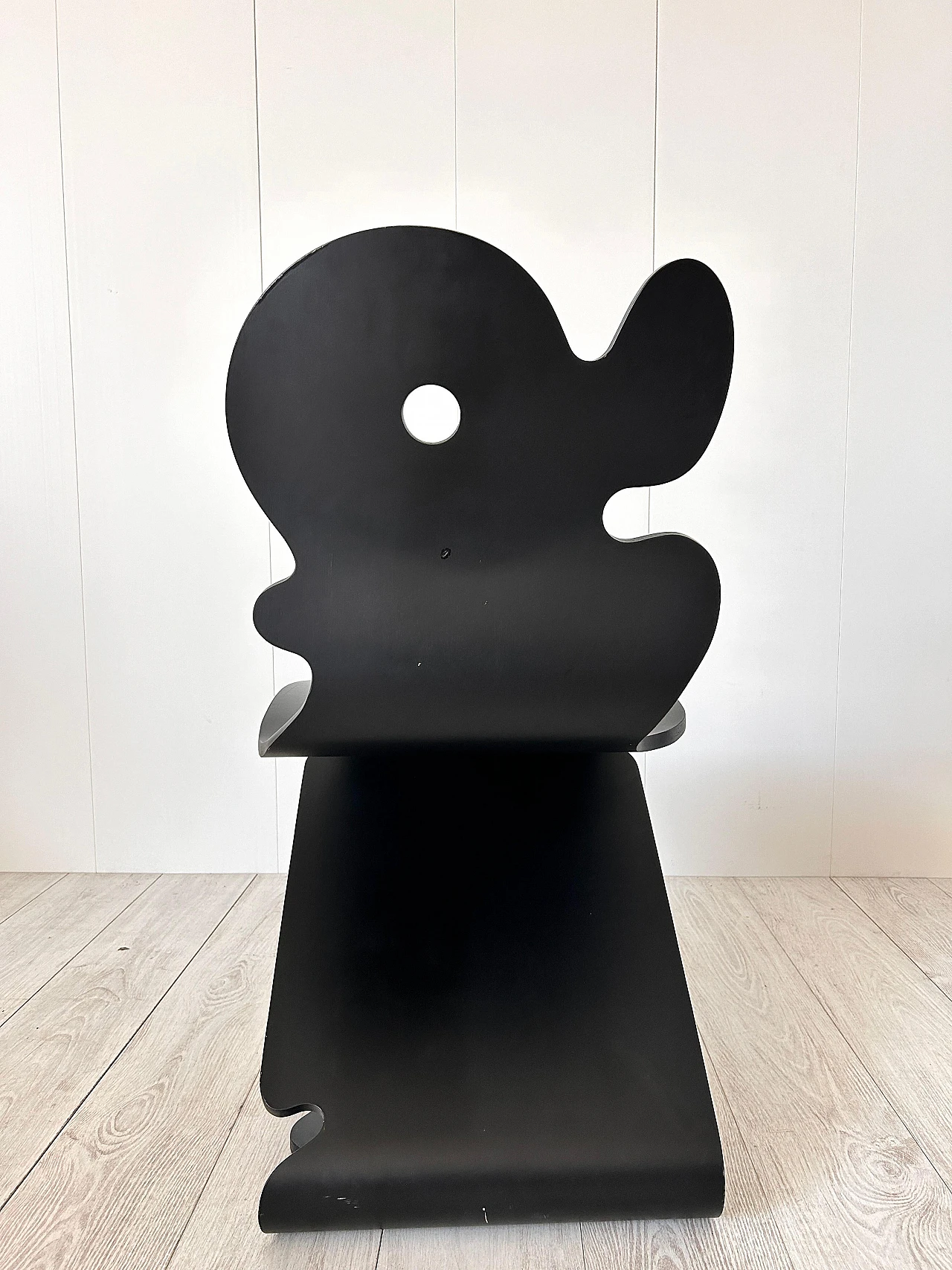 Black beech Pantonic 5000 chair by Panton for Studio Hag, 1992 4