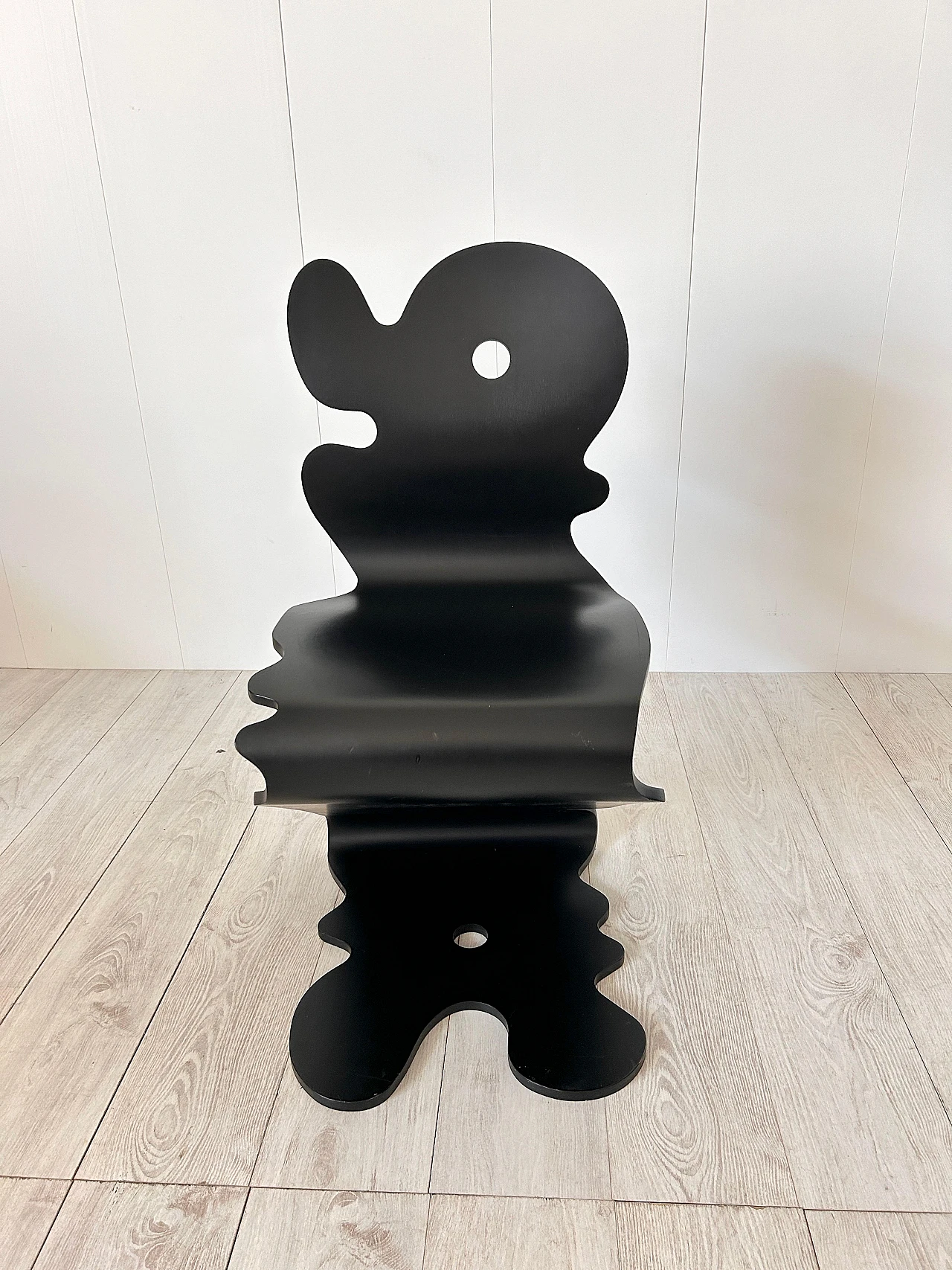 Black beech Pantonic 5000 chair by Panton for Studio Hag, 1992 6