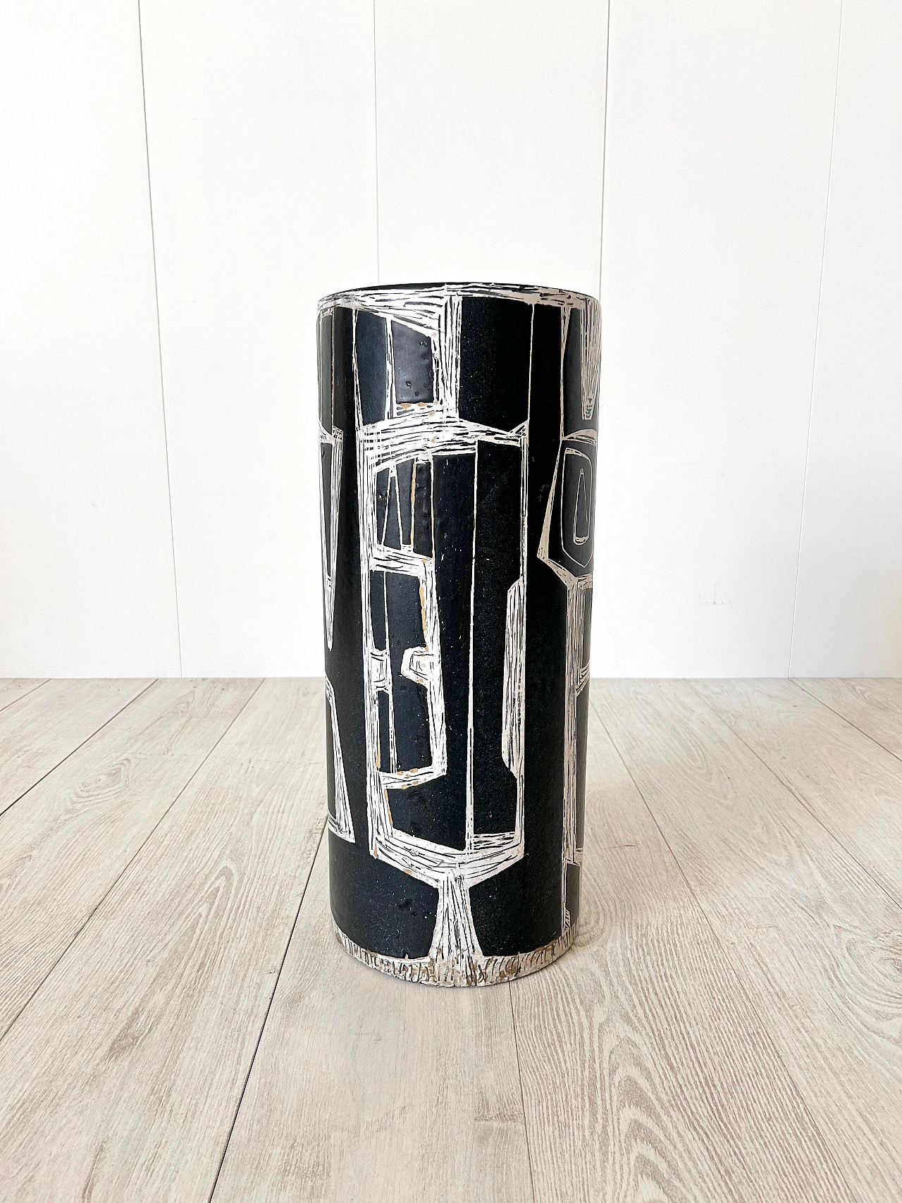 Glazed ceramic umbrella stand by Victor Cerrato, 1960s 3