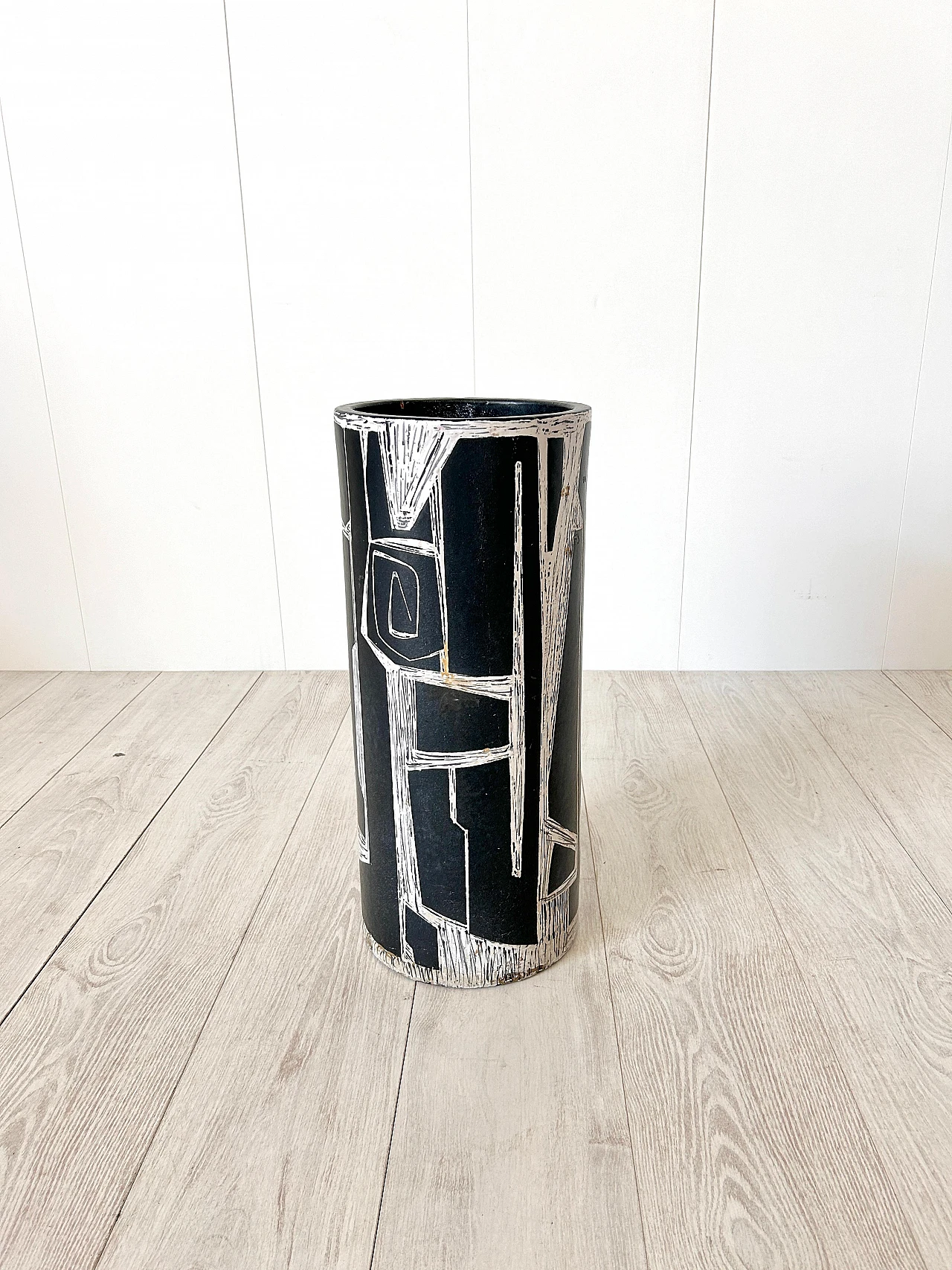 Glazed ceramic umbrella stand by Victor Cerrato, 1960s 4