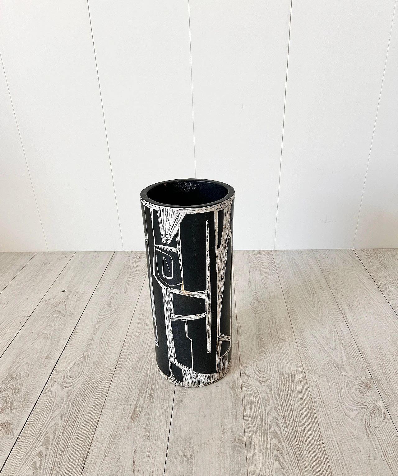 Glazed ceramic umbrella stand by Victor Cerrato, 1960s 5
