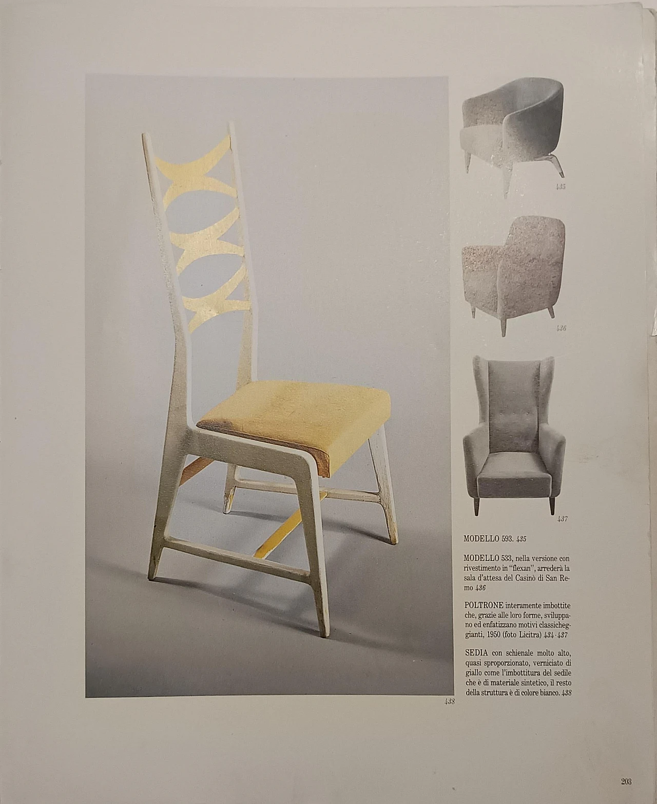 Armchair 437 by Gio Ponti for Cassina, 1950s 12