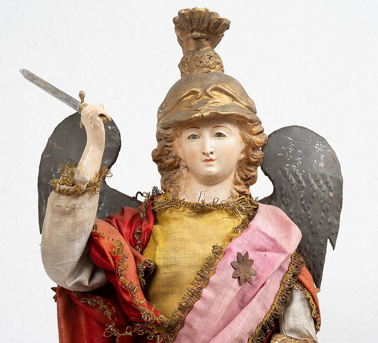 Neapolitan sculpture depicting The Archangel Michael, 20th century 2