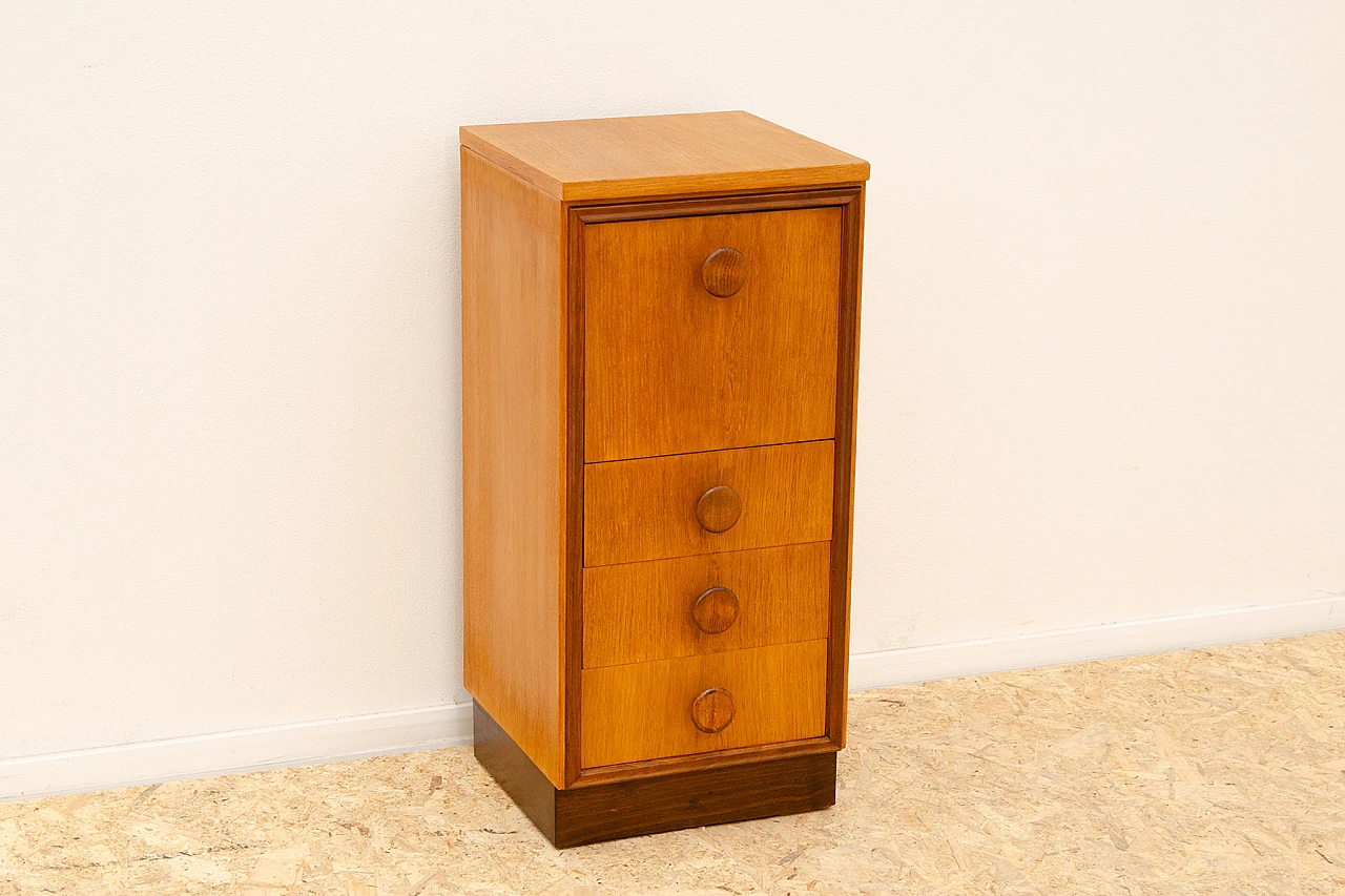 Oak chest of drawers by UP Závody, 1958 2