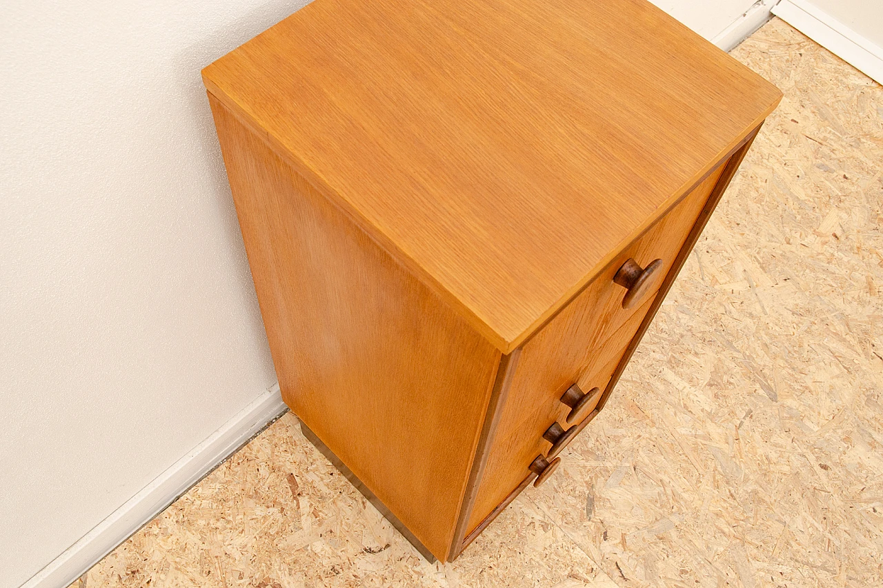 Oak chest of drawers by UP Závody, 1958 7