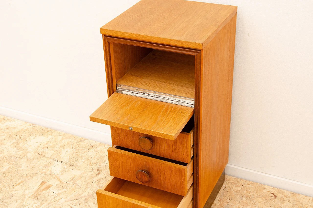 Oak chest of drawers by UP Závody, 1958 11