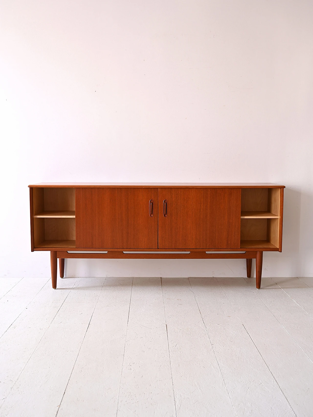 Credenza Cortina in teak di Nils Jonsson, anni '60 5