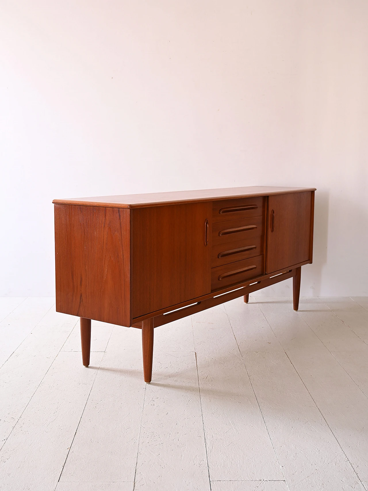 Credenza Cortina in teak di Nils Jonsson, anni '60 6