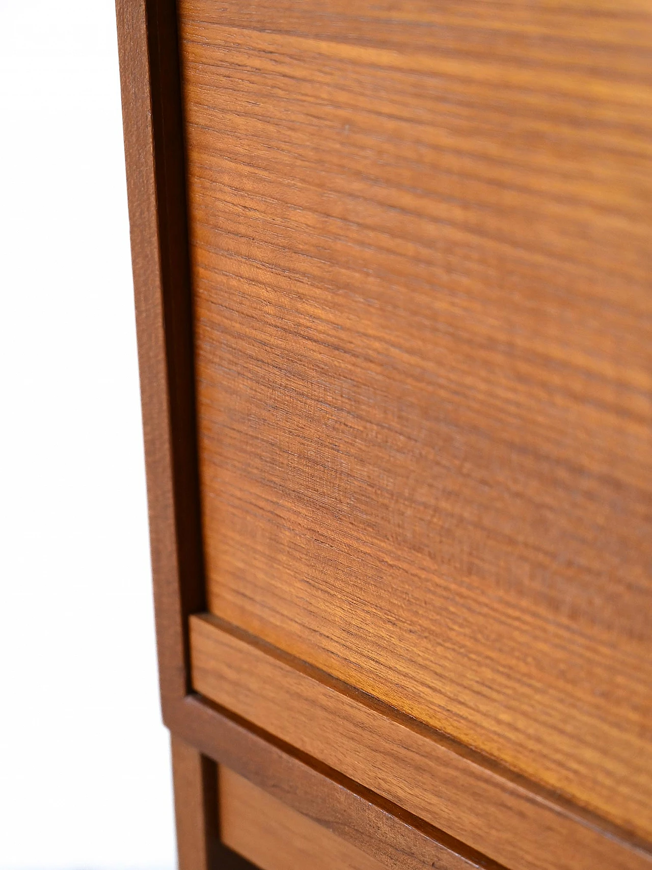 Credenza scandinavo in teak con ante a serranda, anni '60 10