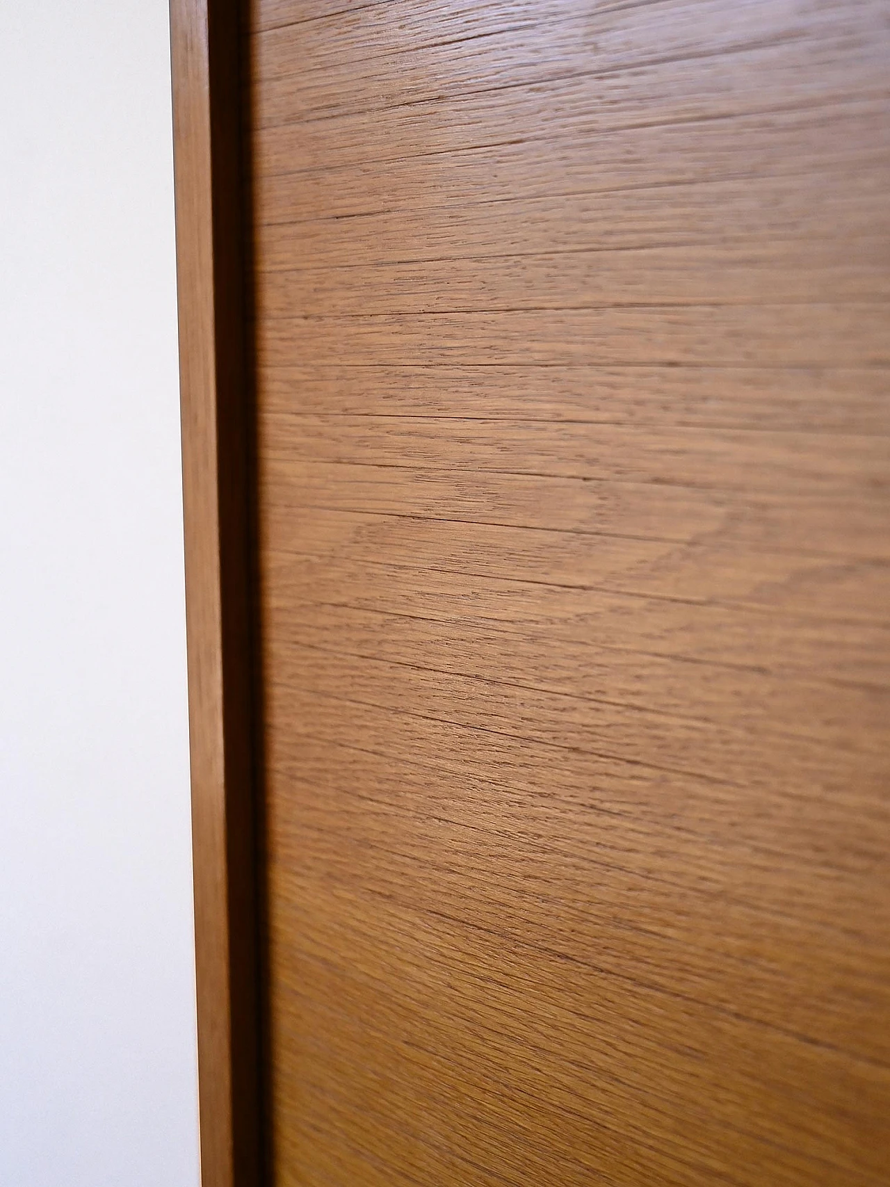 Oak filing cabinet with shutter, 1960s 10