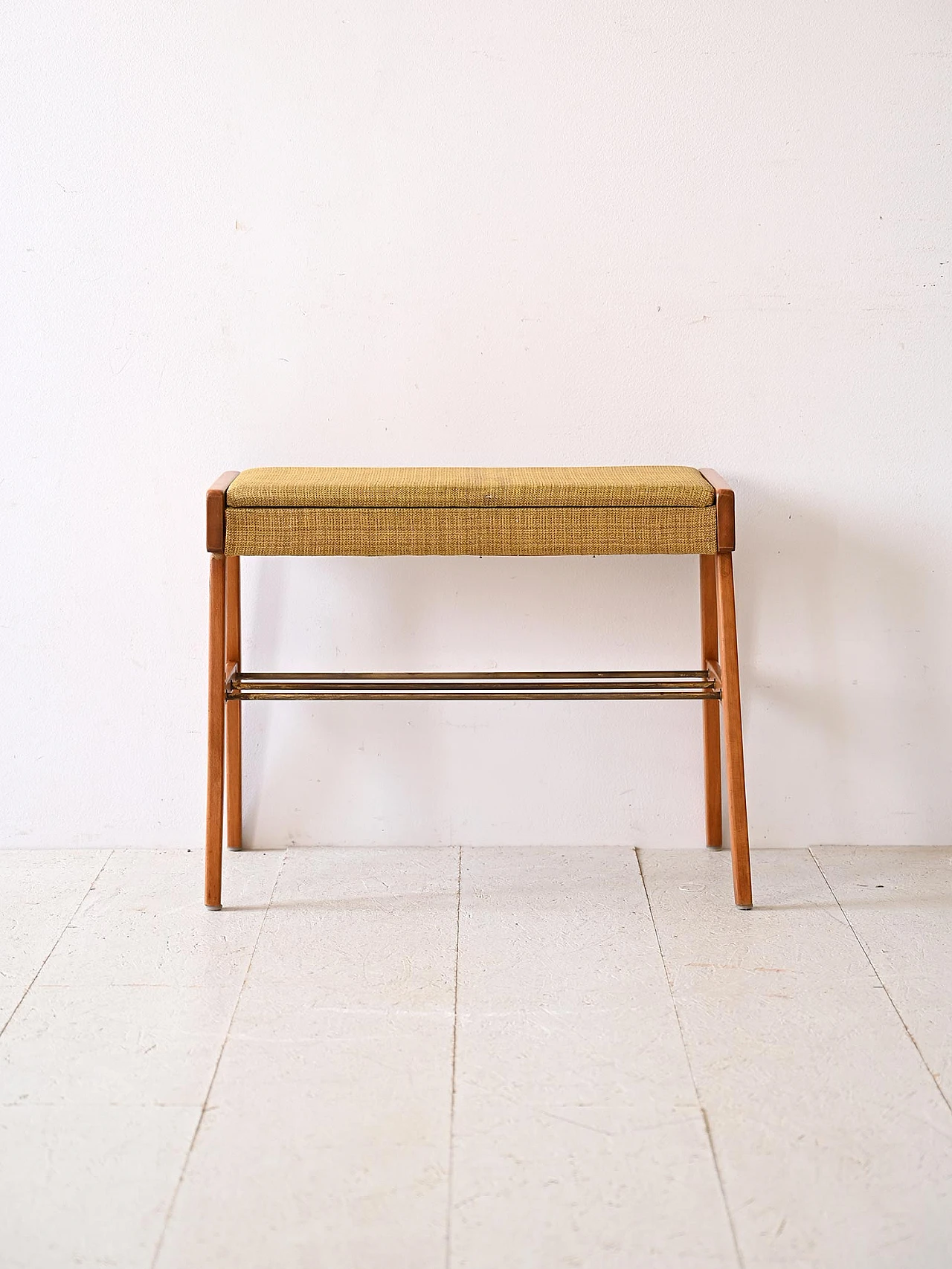 Wood and metal stool, 1960s 2