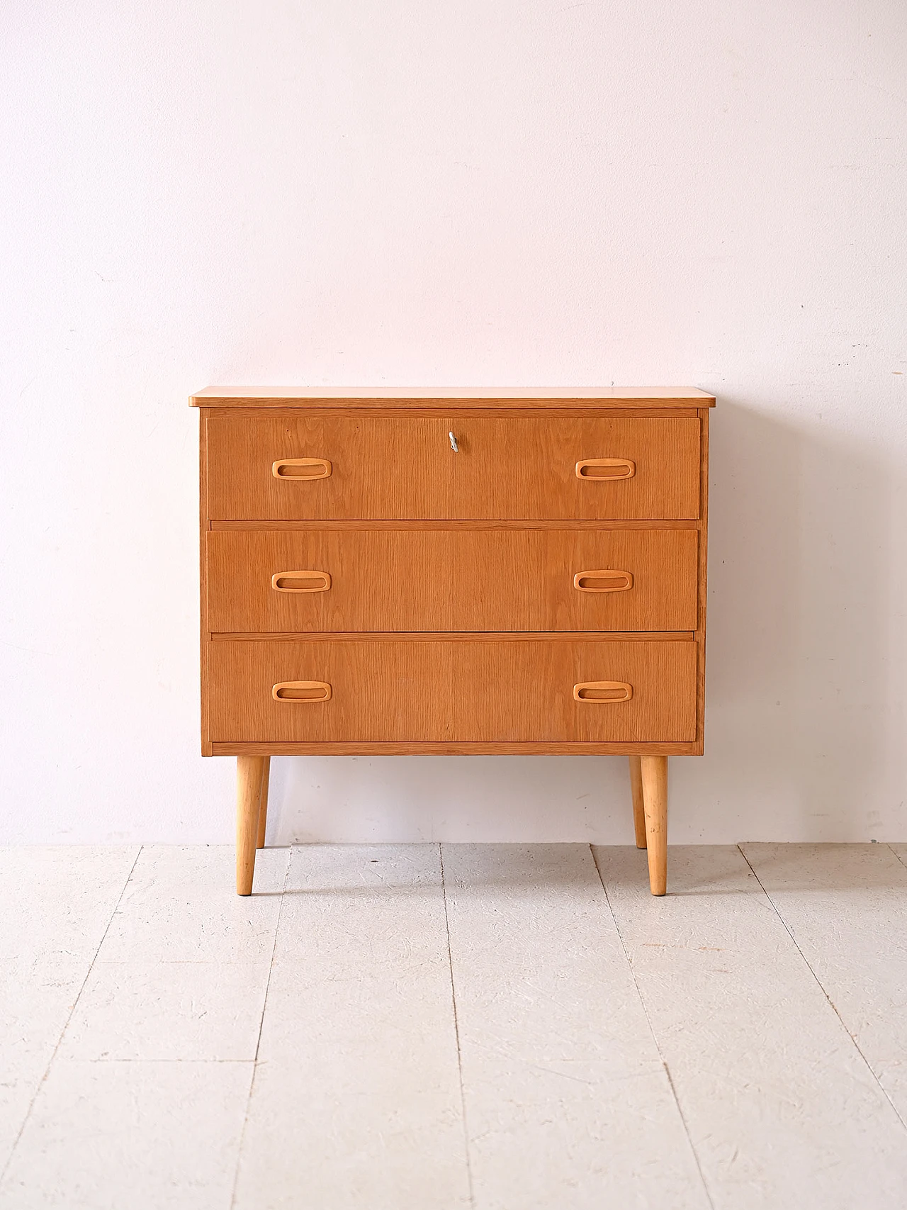 Swedish oak chest of drawers, 1960s 2