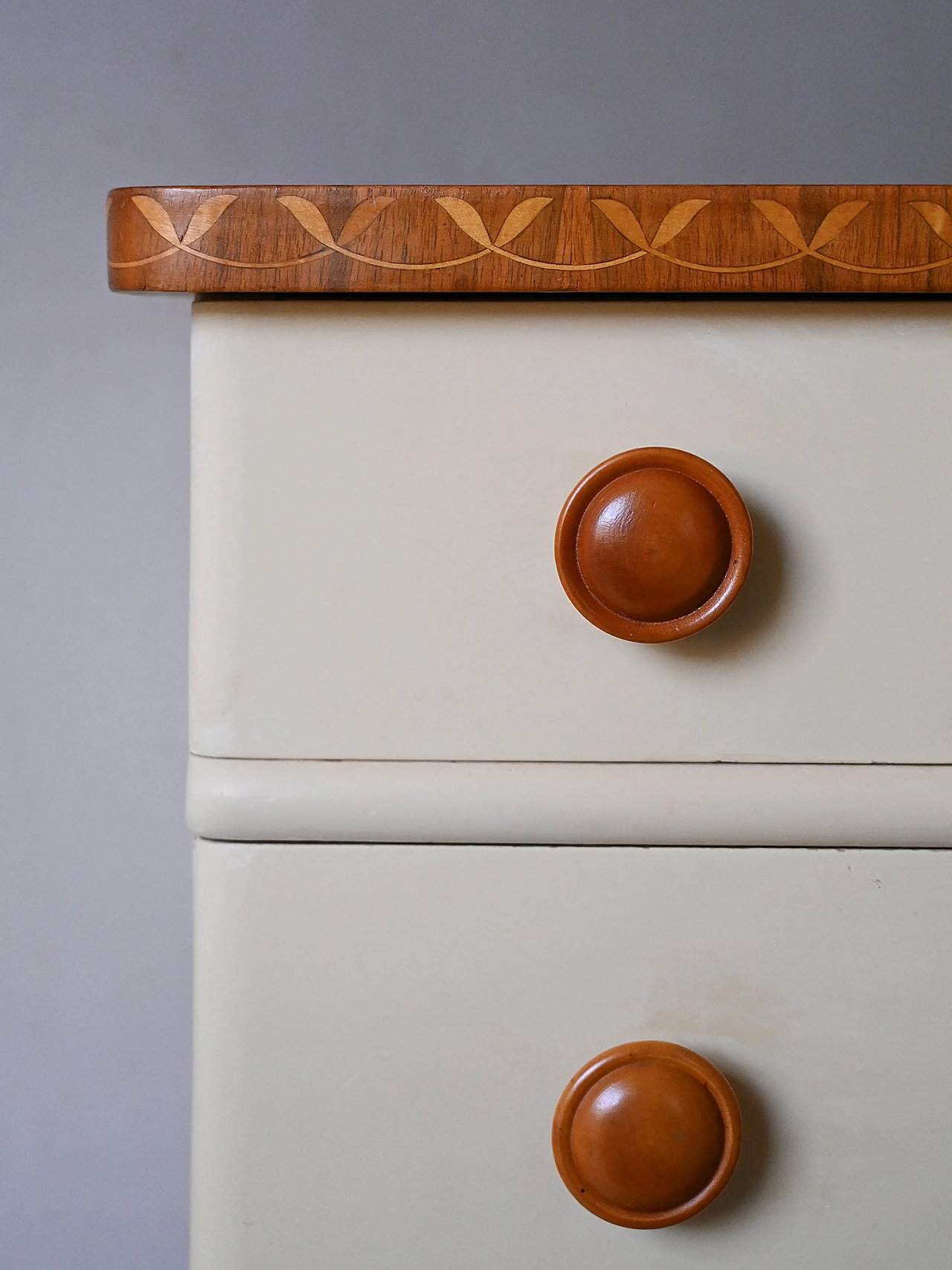 Birch chest of drawers in Art Deco style, 1960s 6