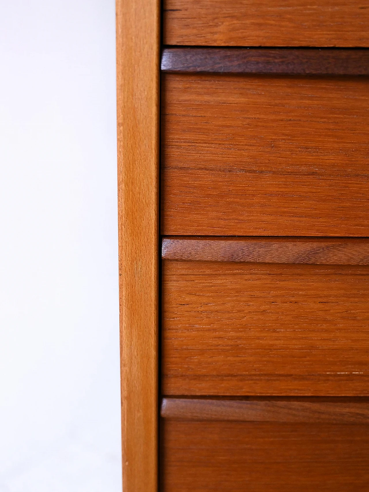 Swedish teak desk with rectangular top, 1960s 7