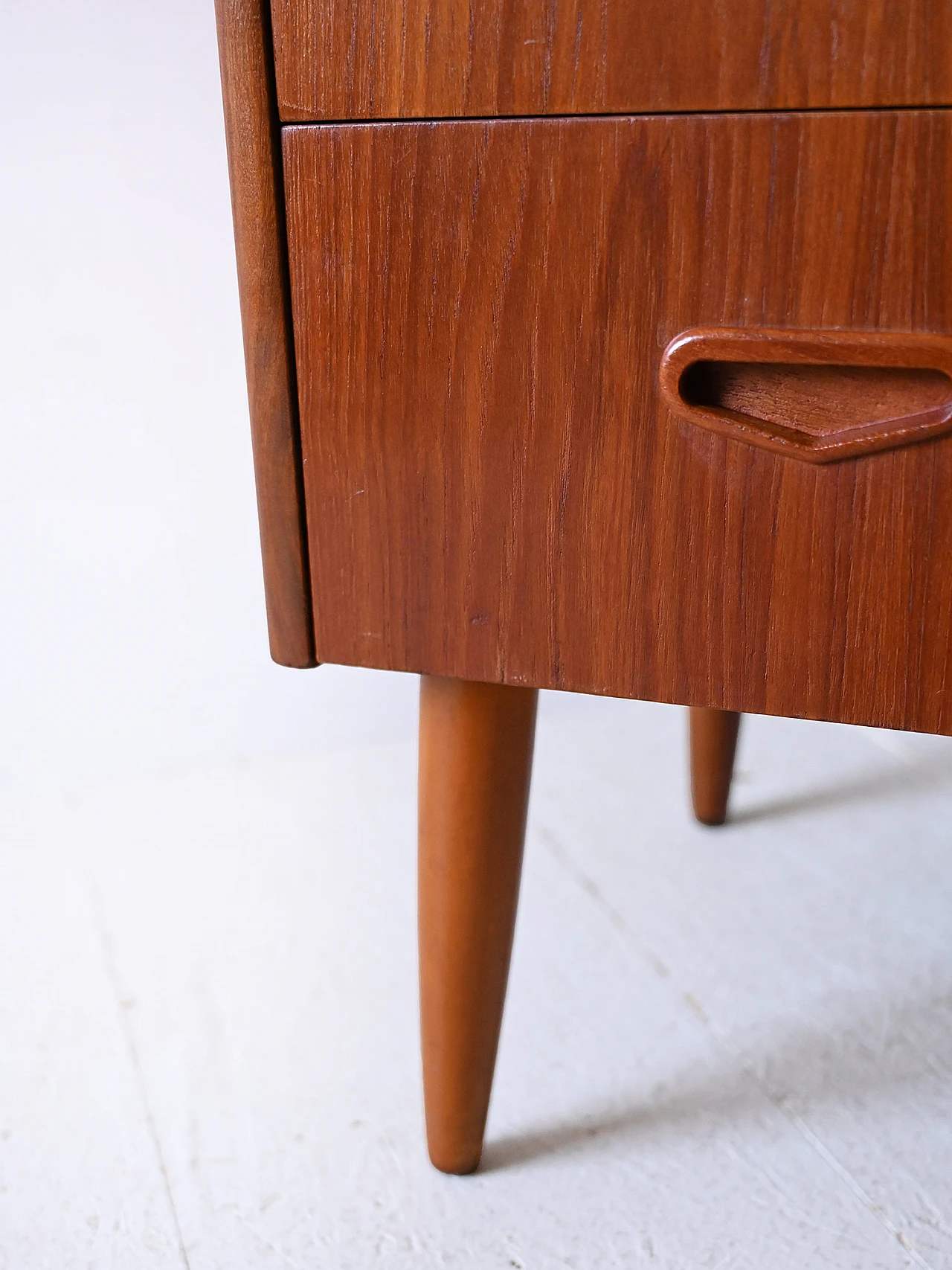 Swedish teak chest of drawers with four drawers, 1960s 7