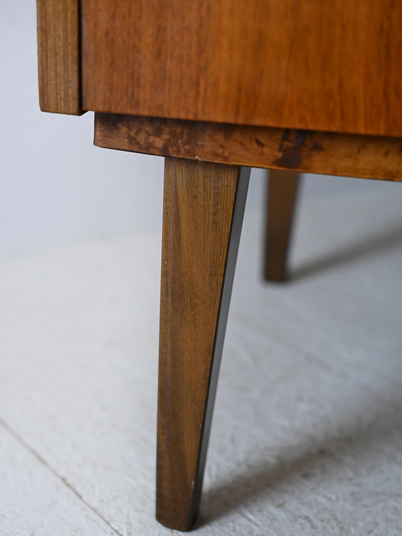 Danish wooden secretaire with metal handles, 1960s 11