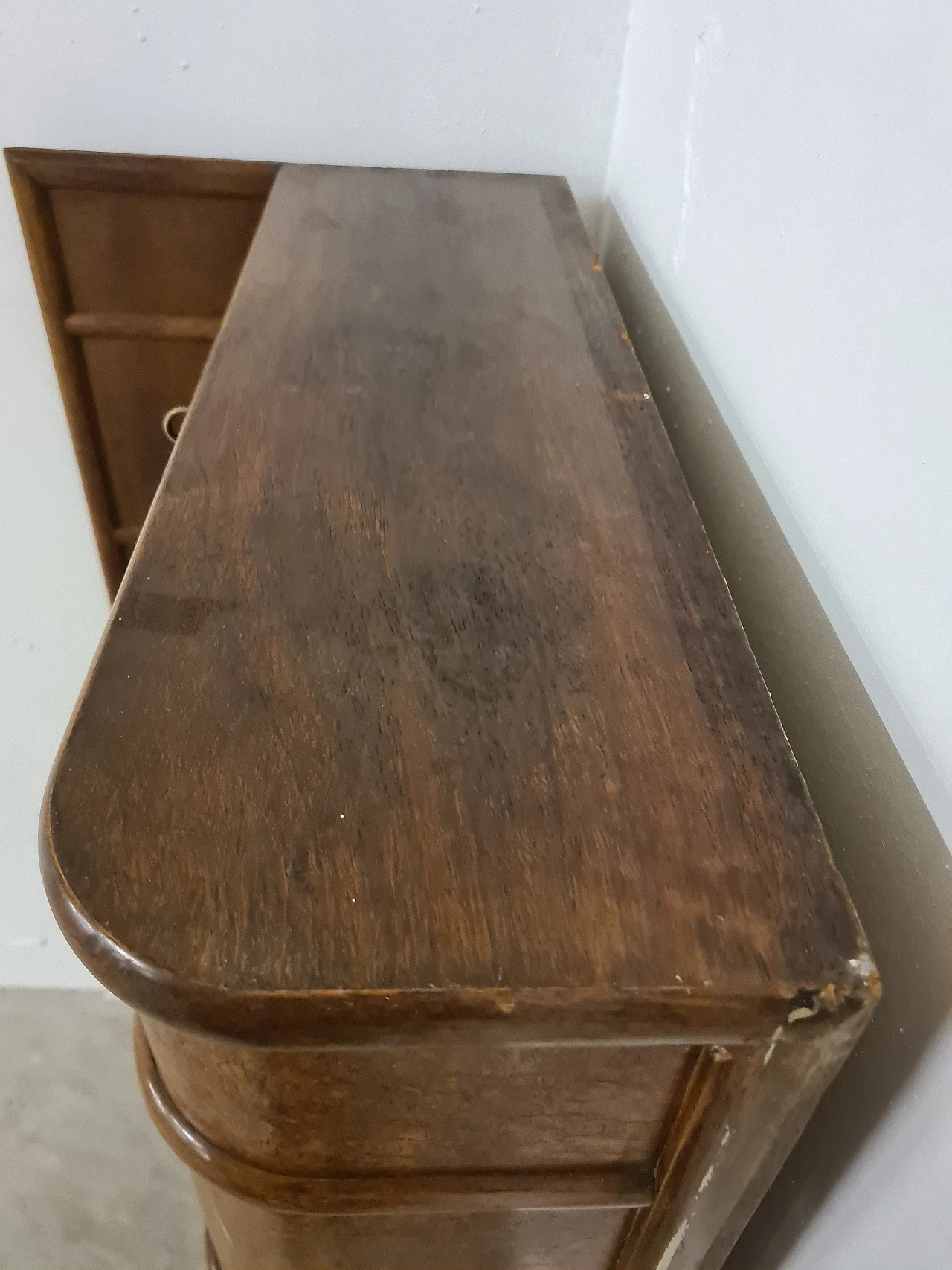 Art Deco briarwood telephone corner cabinet, 1930s 11