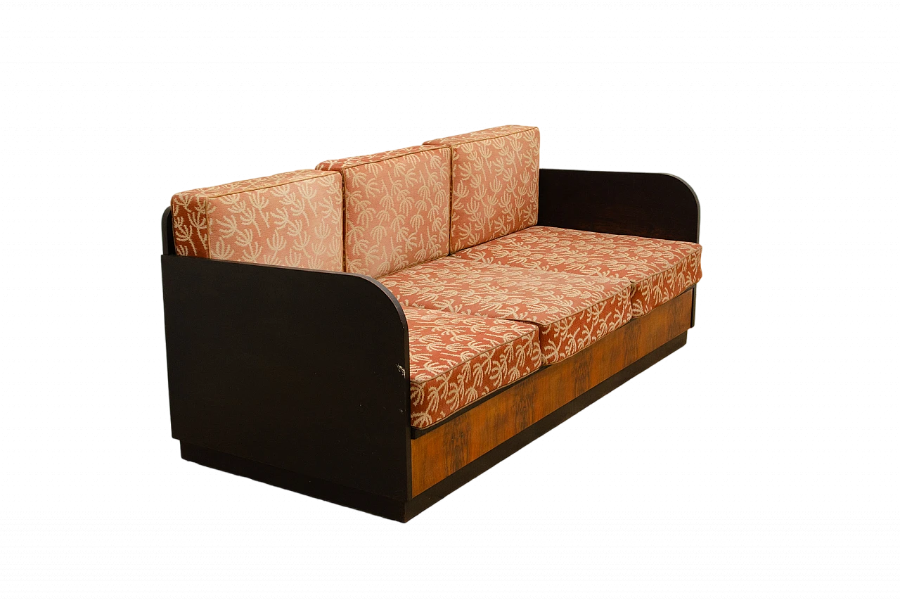 Art Deco sofa bed by Jindřich Halabala, 1930s 21