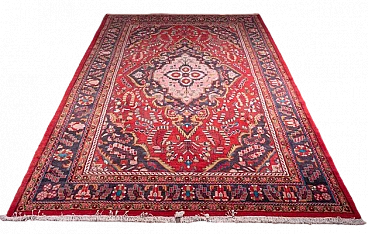 Middle Eastern pure wool rug, mid-19th century