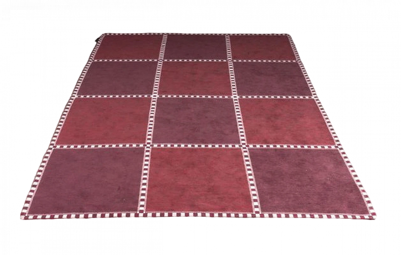 Rectangular cotton mat, mid-19th century 6