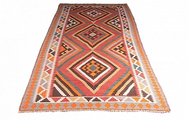 Rectangular Kilim rug in wool, 1950s