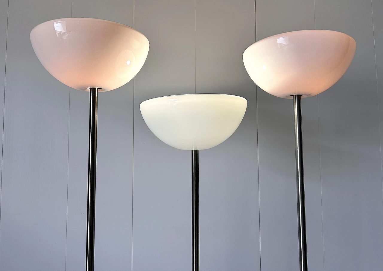 3 Lampade da terra Papavero di Achille Castiglioni per Flos, anni '80 11