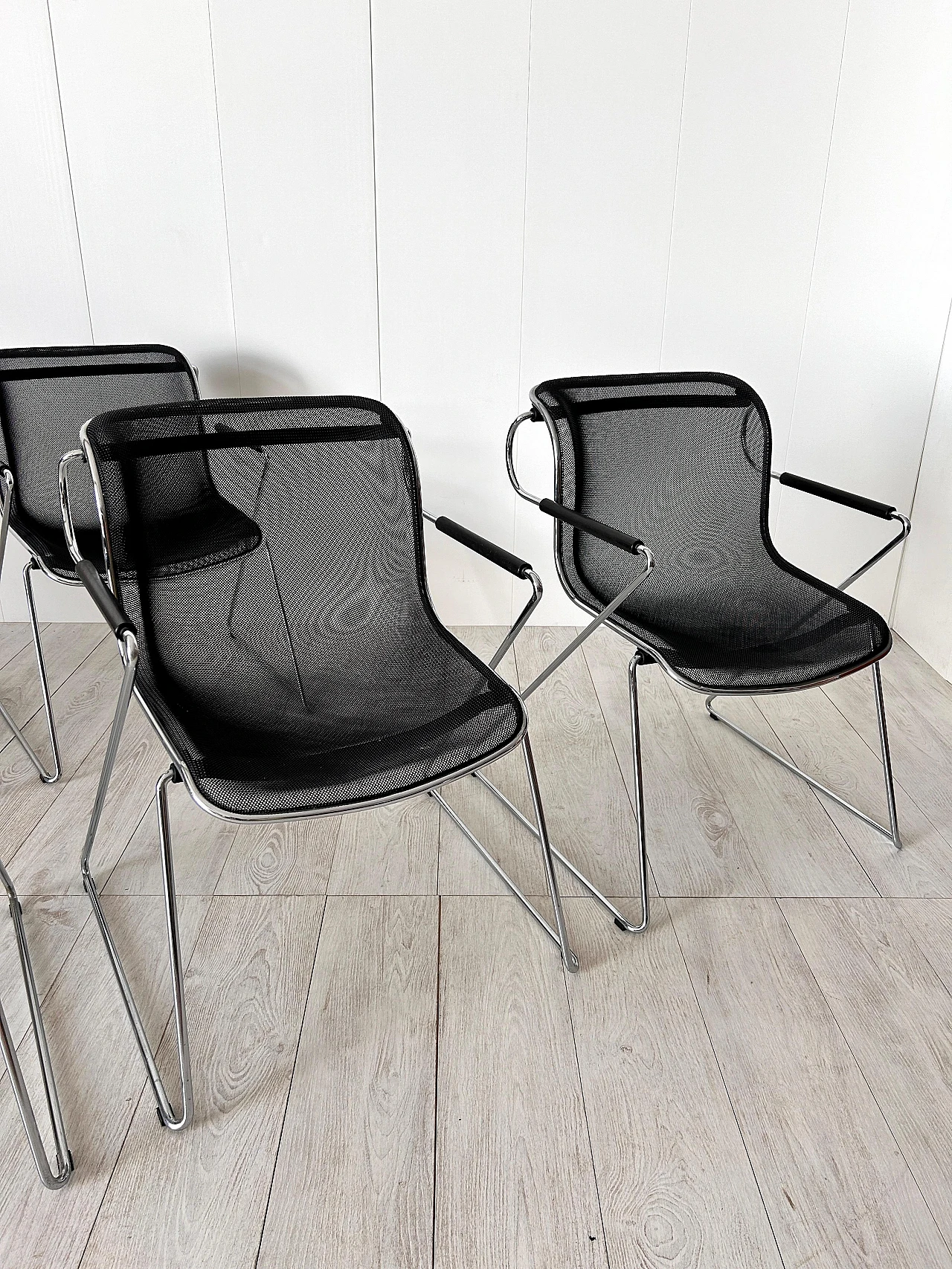 6 Penelope chairs by Charles Pollock for Anonima Castelli, 1982 10