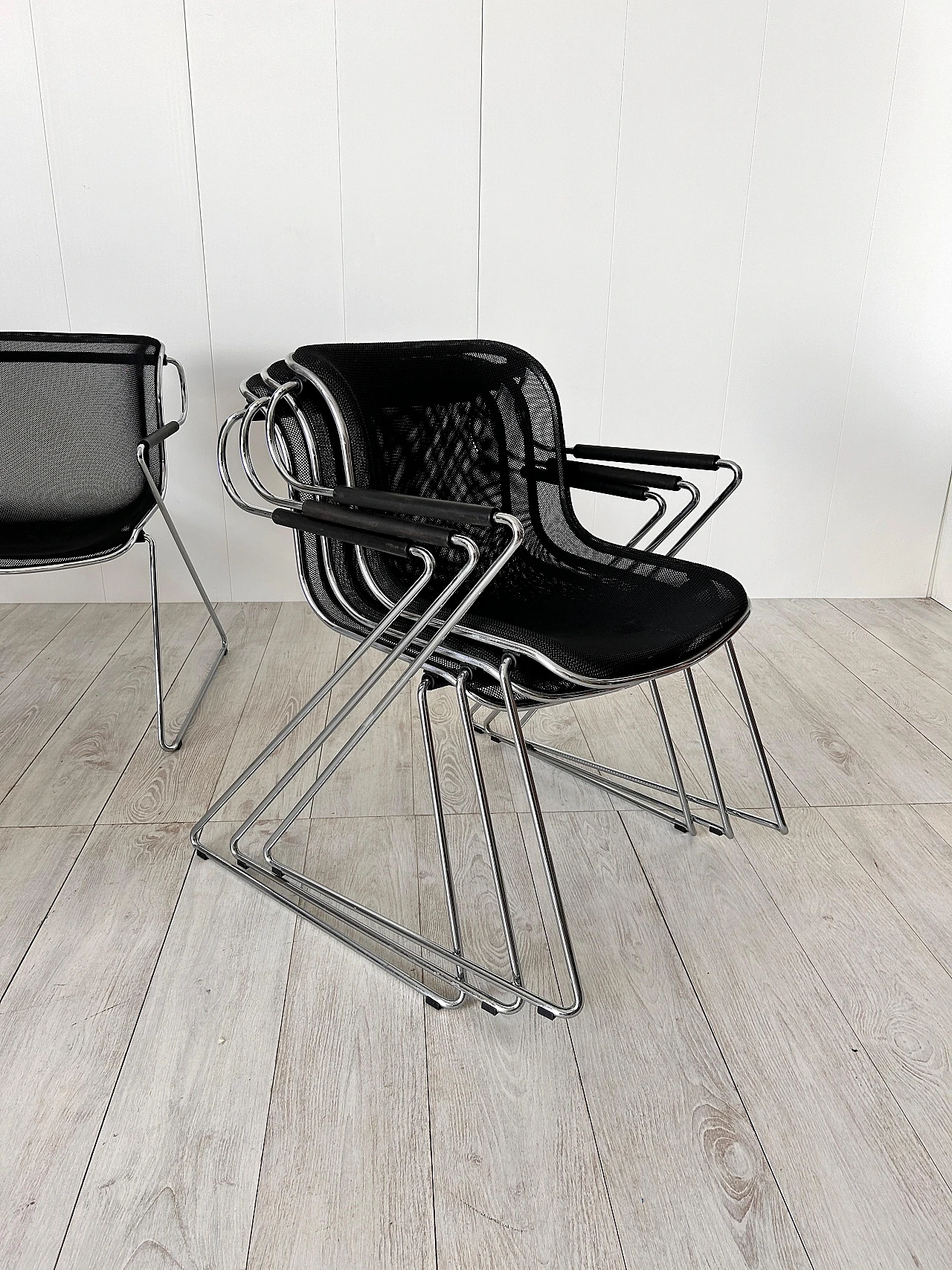 6 Penelope chairs by Charles Pollock for Anonima Castelli, 1982 14