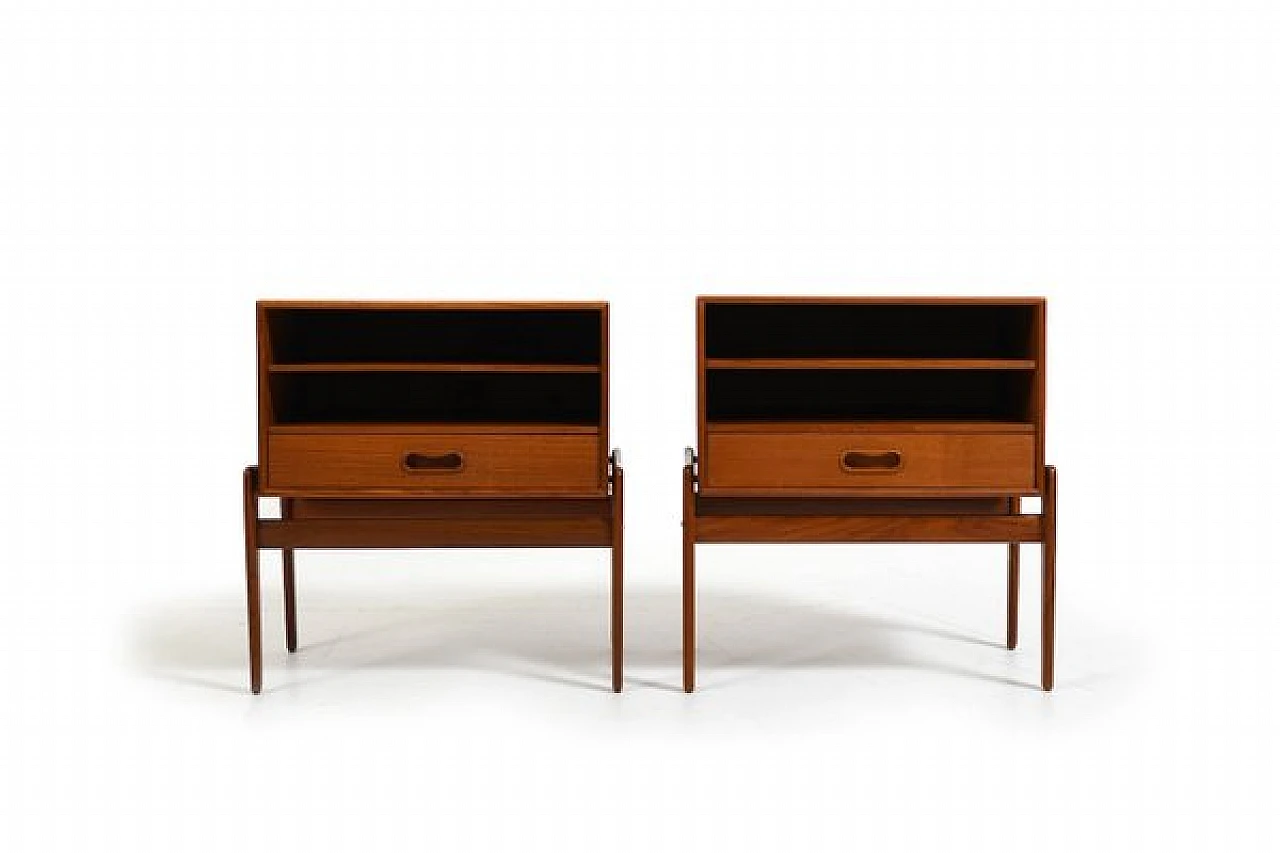 Pair of bedside tables by Arne Vodder for Vamo Sønderborg, 1960s 1