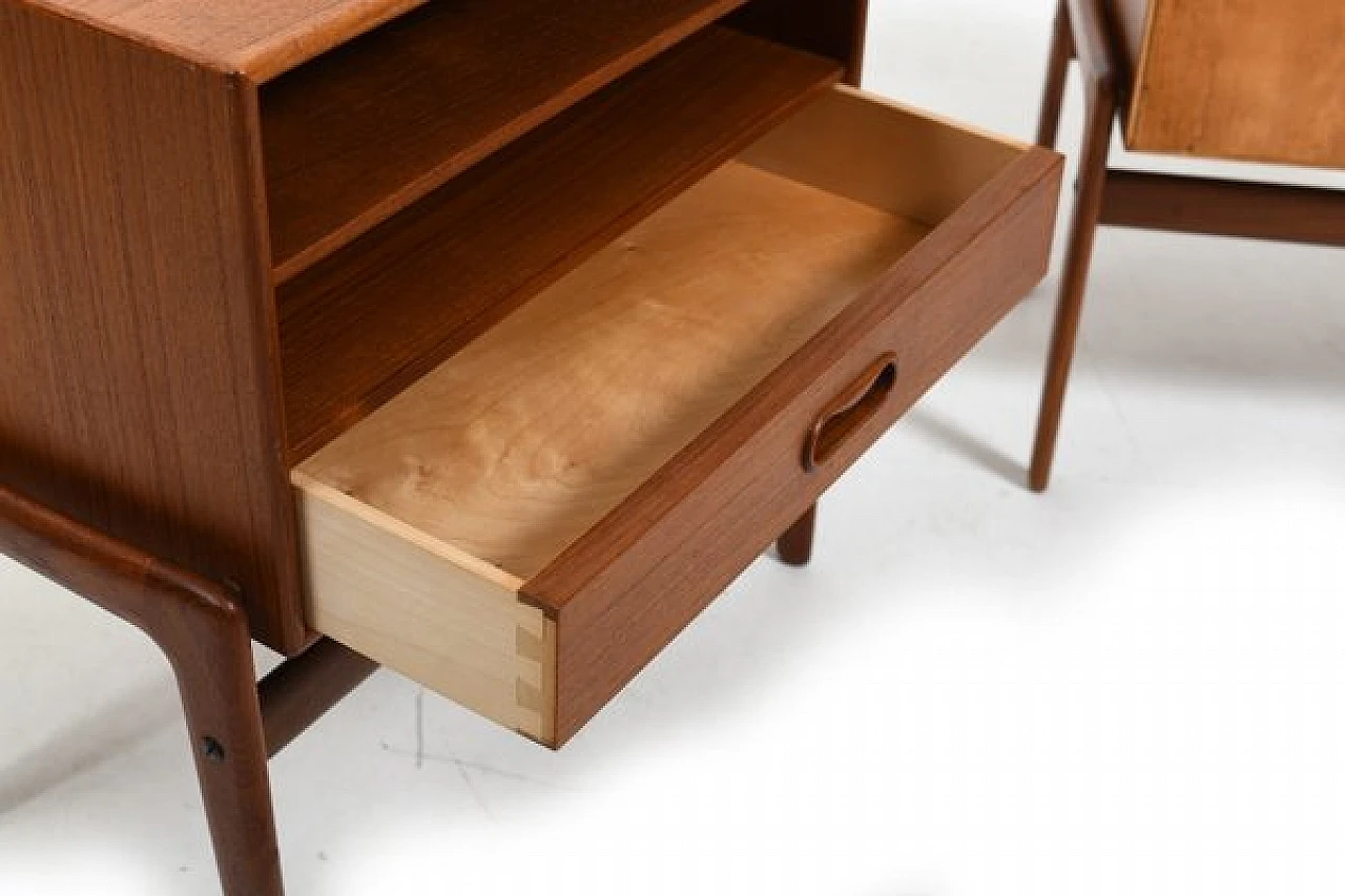 Pair of bedside tables by Arne Vodder for Vamo Sønderborg, 1960s 9