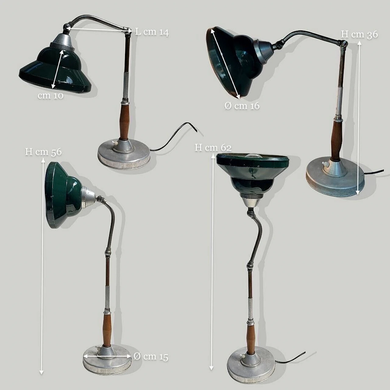 Ministerial table lamp by Lariolux, 1930s 24
