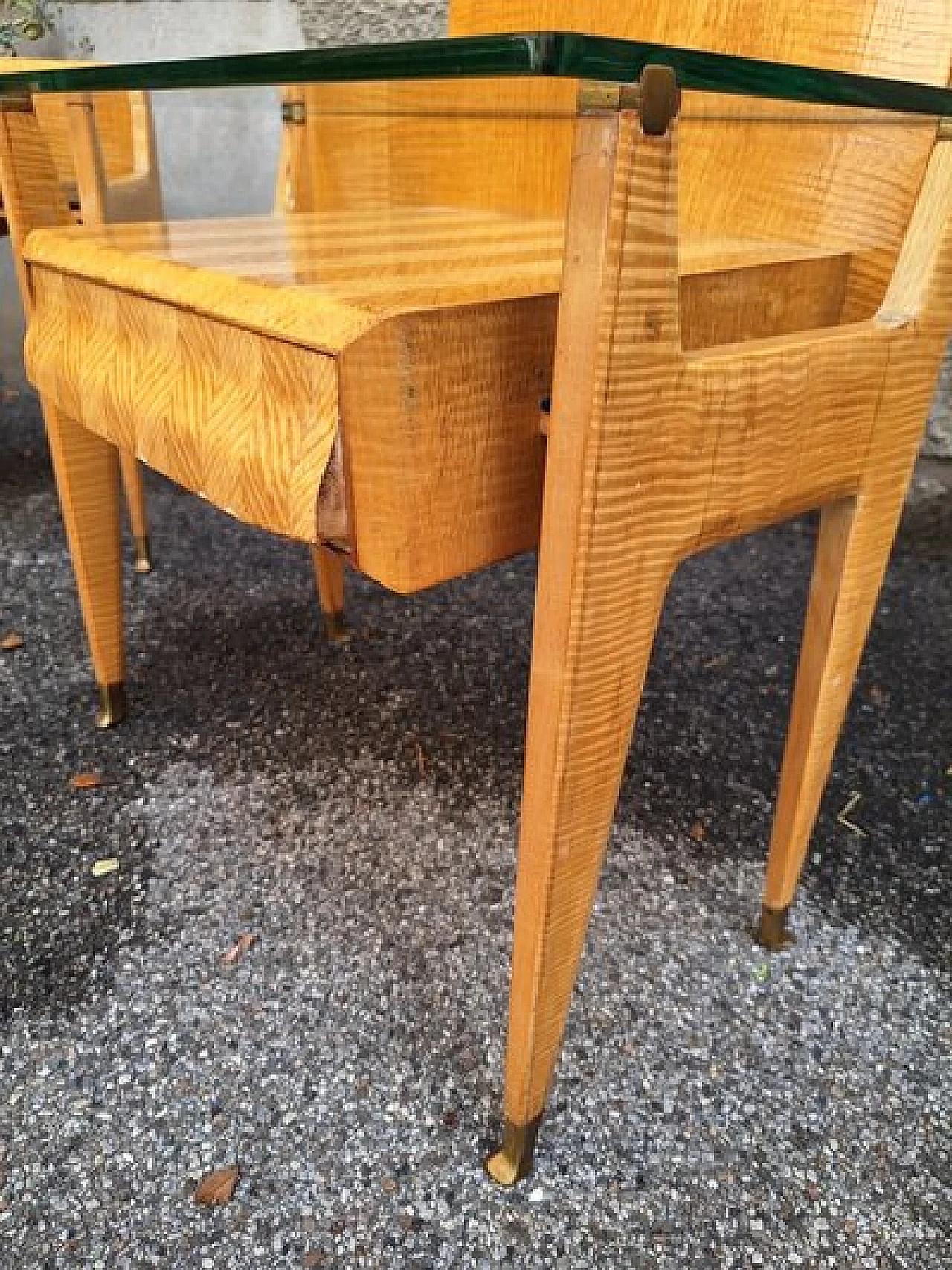 Pair of bedside tables by Dassi for La Permanente Mobili Cantù, 1950s 3